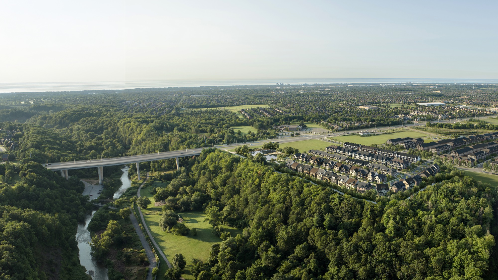 Five Oaks community aerial