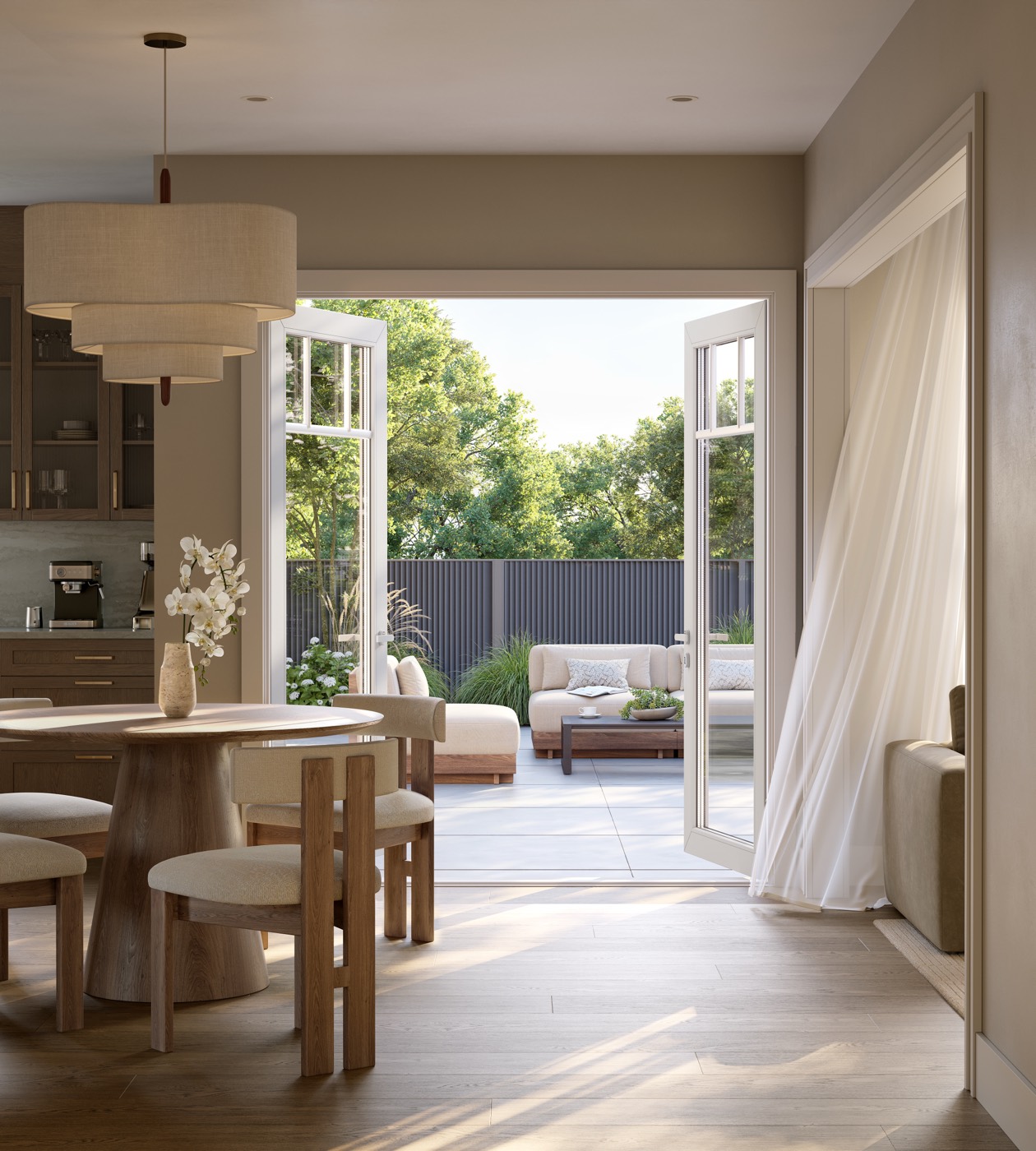 Breakfast area